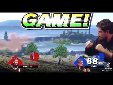 Darío vs Orslok pero están en Smash Bros