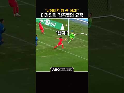 이강인 조규성 조합 기대해본다! 월드컵