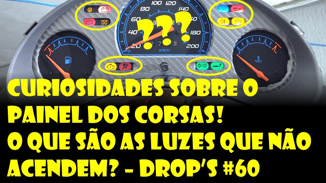 CURIOSIDADES Sobre o Painel dos Corsas! O que são as Luzes que Não Acendem? | Dr.Corsa
