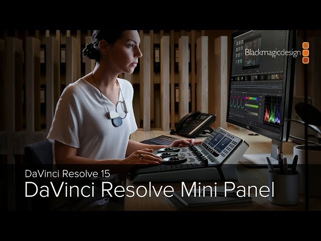 Video Teaser für DaVinci Resolve 15 -  DaVinci Resolve Mini Panel