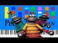 We Re Off To See The Tiddlypeeps The Hoobs Slow Easy Medium Piano Tutorial 4K