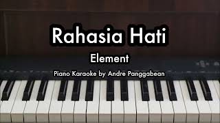 Download lagu Rahasia Hati - Element | Piano Karaoke by Andre Panggabean mp3
