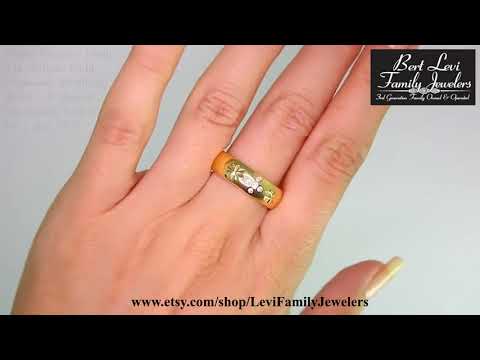 Mens ring, Gold ring, Fathers day gift, Diamond ring, Wedding ring, Promise ring, 9929