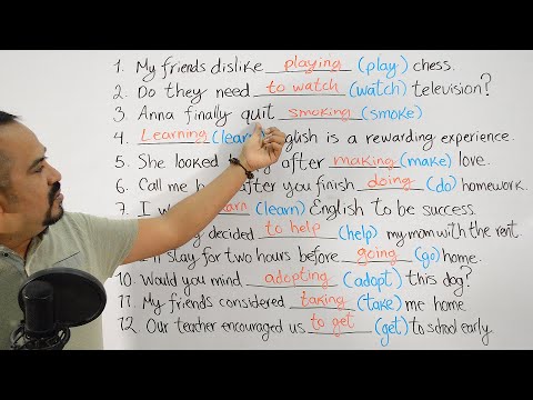 INFINITIVO VS GERUNDIO EN INGLES