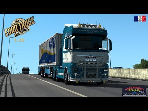 ETS2 1.35 I My Trucking Diary - Episode #155 I Paris to Le Havre I Big  Map Combo