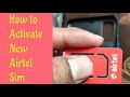 How To Activate Airtel Sim Card Airtel New Sim Activation Process Airtel Sim Kaise Activate Kare