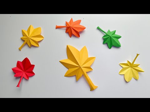 Decoração de outono, folha de outono DIY / Autumn leaves diy / Herbstblatt