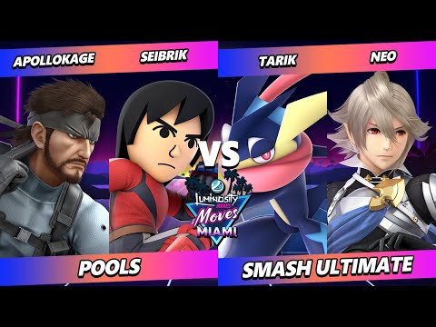 LMM Miami 2023 - ApolloKage & Seibrik Vs. Tarik & Neo - Smash Ultimate - SSBU
