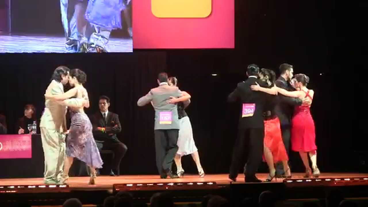 Ronda 2, Final Pista, baile del campeón Lorena Gonzales, Sebastian Acosta, Mundial de Tango 2014