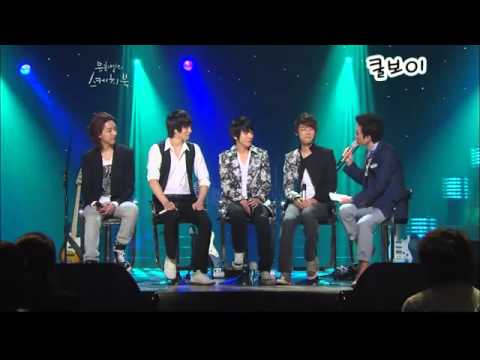 [110422] CNBLUE @ YHY sketch book interview