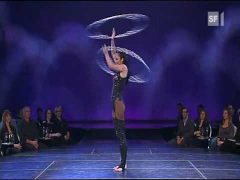 The Best hula hoop act.