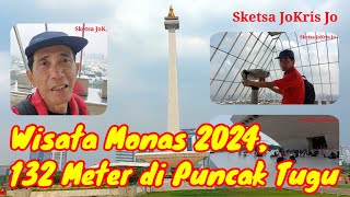 Wisata Monas 2024, 132 Meter di Puncak Tugu
