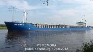 preview picture of video 'KüMo REMORA mit Wende vor Hafen Oldenburg'