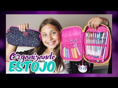 ORGANIZANDO MEU ESTOJO 2019 | MEU MATERIAL ESCOLAR - Luiza Vinco