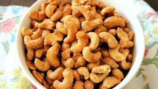 How to Make Honey Roasted Cashews (Easy Snack Recipe)