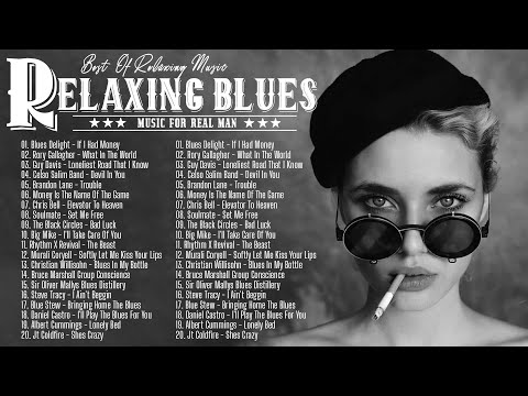 Relaxing Whiskey Blues Music 🚬 Top Slow Blues/Rock All Time 🥃 A Little Whiskey And Blues Music