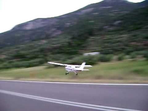 E-DOMODEL CESSNA SKYLANE C182 ST 1500mm. wingspan landing lesson (greek)