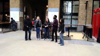 Singology perform "Happy" at Hays Galleria
