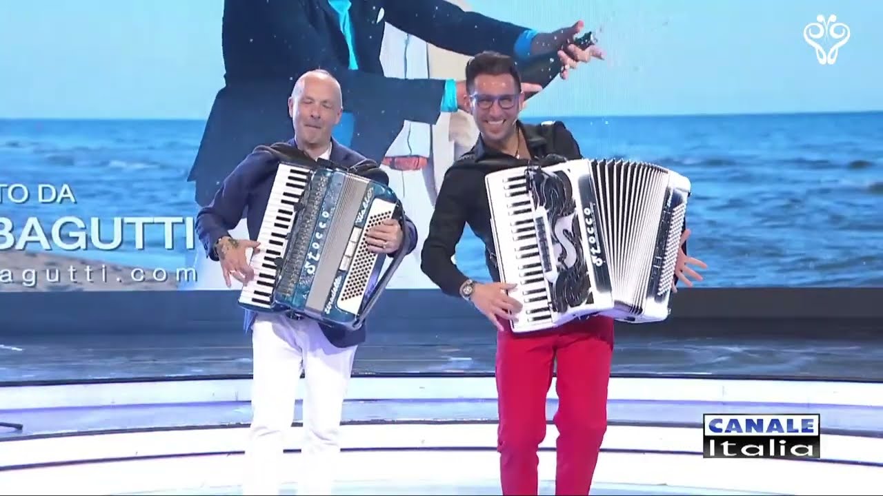 Walter Losi & Giuseppe Spinelli - ORO NERO (cumbia) Serata Canale Italia SPECIALE FARFALLINA in TV