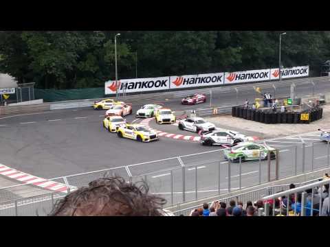 Audi TT Cup Norisring 2017 - Race 2 Start Crash