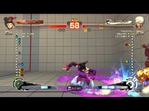 USFIV~ Juri (lutuna) vs.  Elena (hekatonkun) HD