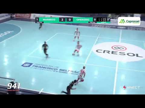 Gols Marreco Futsal 03x02 Operário Laranjeiras Taça Federação Futsal Jogo Ida 3ª Fase