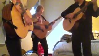 Brooke Miller, Don Ross &amp; Jimmy Wahlsteen rehearsing