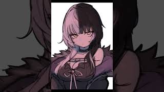 shiori novella timelapse #art #illustration #hololive #timelapse #fanart #anime
