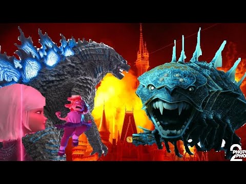 Godzilla, Susan Ginormica and Mei Lee vs. The Moon King/ The Moon King's Death