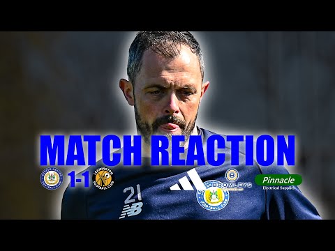 Craig Mahon vs Leamington | Reaction | Vanarama National League North