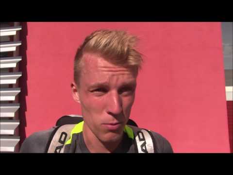 Libor Salaba po prohře ve 2. kole kvalifikace STRABAG Challenger Open Trnava 2016