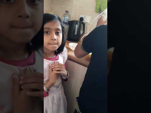 luqman bakes a rainbow cake😋