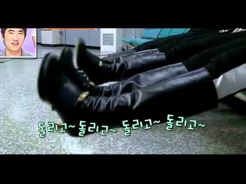 111120 - SNSD - Dorky Exercise cut @ SBS Diet Survival BigStory