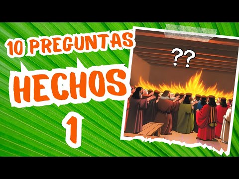 10 PREGUNTAS DEL LIBRO DE HECHOS CAPÍTULO 1 | TEST BÍBLICO  #juegosbiblicos  #preguntasdelabiblia