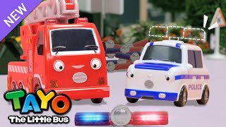 Download lagu Sirine Mobil Polisi Hilang! | Lagu Mainan untuk Anak | Lagu Tim Penyelamat | Tayo Bus Kecil mp3