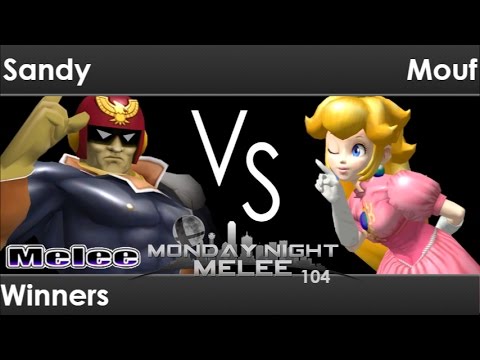 MNM 104 - Sandy (C Falcon) vs SWG | Mouf (Peach) Winners - Melee