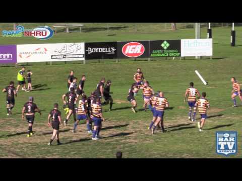 2017 RAMS NHRU Round 11 Premier 3 Highlights - Maitland Vs Hamilton Hawks