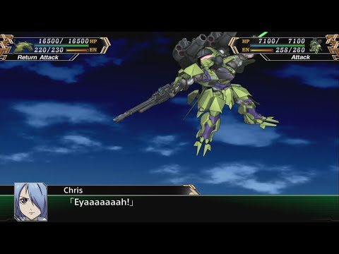 Hauser Chris Custom - SUPER ROBOT WARS V - ALL ATTACKS [English PS4]
