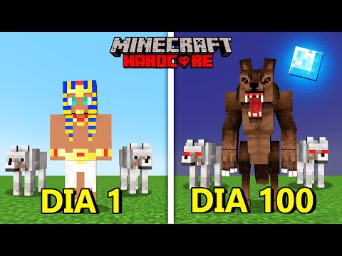 SOBREVIVI 100 DIAS no MUNDO dos LOBISOMENS no Minecraft - O FILME