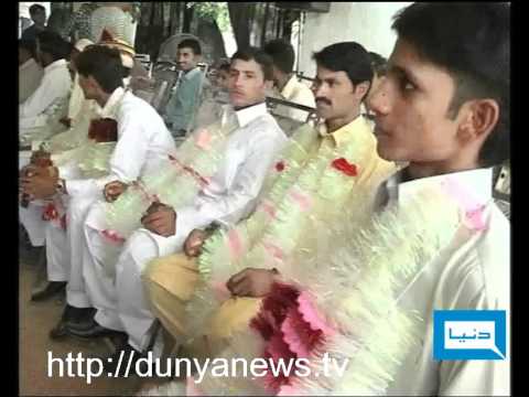 Dunya TV-21-10-2011-Combine Marriages in Faisalabad