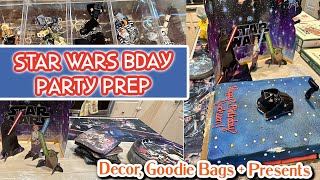 Disney Star Wars Mandalorian 7th Birthday Party Prep || Goodie Bags, Decor and Present Ideas