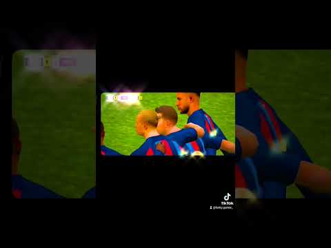haaland assist and Messi outstanding goal for Barcelona in efootball mobile gameplay #messi