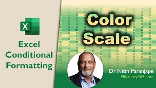 Conditional Formatting in Excel - Color Scale - Data Analysis  -  Office 365