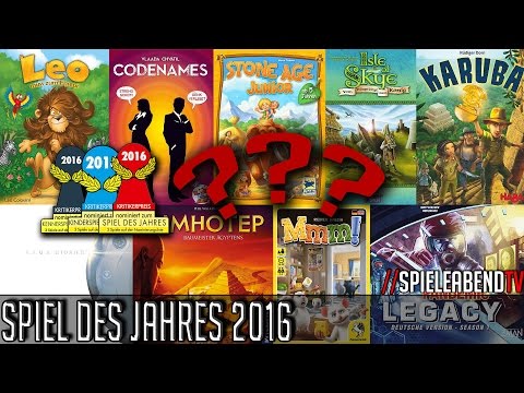 Let's Talk • Spiel des Jahres 2016 (jetzt wirklich)