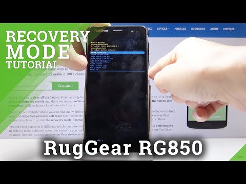 Recovery Mode in RUGGEAR RG850 – How to Use Recovery Features