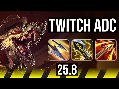 TWITCH & Lulu vs MISS FORTUNE & Alistar (ADC) | 11/0/11, Legendary | EUW Master | 25.8