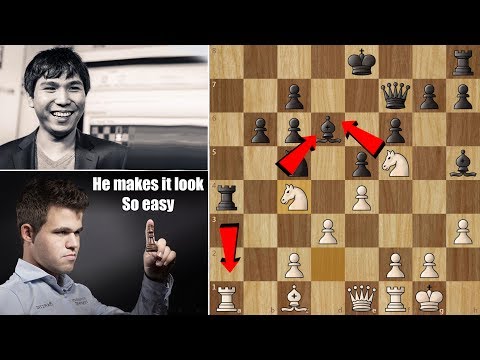 He makes it look So easy - Magnus Carlsen vs Wesley So