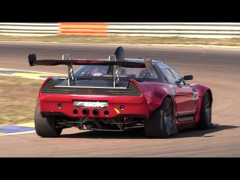 Honda NSX 3.5 V6 by Simoni Racing - Flatout track action, pure sound & on board
