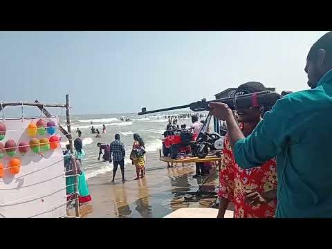 pukkarambai vinoth...!""" Gun shooting moments at velankanni beach.....!!!!"