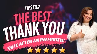 TIPS TO SEND THANK YOU EMAIL AFTER A JOB INTERVIEW
